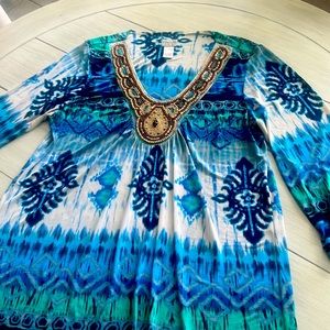 Chicos sz 2 beaded top